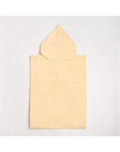 Полотенце-пончо «Гномик», цвет молочный, размер 24-32, 100 % хлопок, 320 г/м2 Крошка я