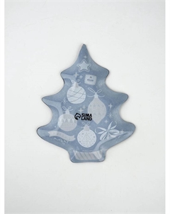 Тарелка плоская новогодняя «С Новым годом. Игрушки», 19.5×16.5 см Дорого внимание