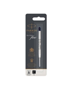 Стержень шариковый QuinkFlow BP Z08 F, 0.8 мм, чёрный Parker