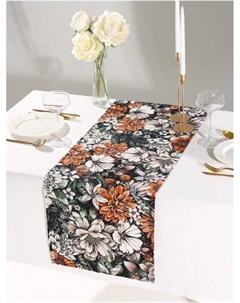 Дорожка на стол Meadow flower 40×146 см, 100% хлопок, саржа 190 г/м² Этель