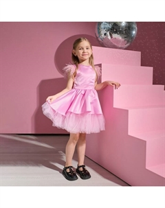 Платье нарядное для девочки, рост 86-92 см (28), цвет розовый Kaftan