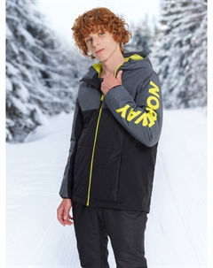 Куртка утепленная для мальчиков, Черный Nordway