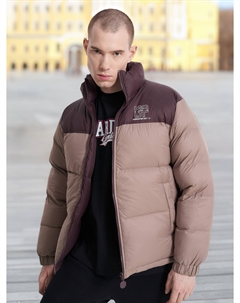 Пуховик мужской, Коричневый 361°