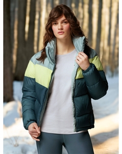 Куртка утепленная женская Puffect II Colorblock Jacket, Голубой Columbia