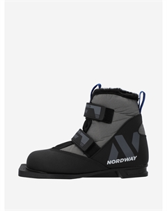Ботинки для беговых лыж детские Polar 75 мм, Черный Nordway