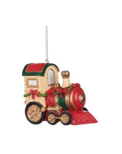 Елочная игрушка Goodwill Xmas 2023 Паровоз с гирляндой из бантов / TR 21128-2