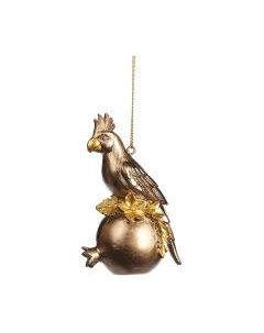 Елочная игрушка Goodwill Xmas 2023 Какаду и гранат / MC 38024-2