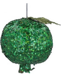 Елочная игрушка Gisela Graham Carnival. Сияющий гранат / 16192-4 Gisela graham