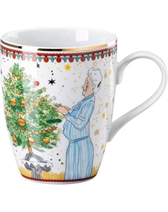 Кружка Hutschenreuther Christmas Lights. Бабушка с Дедушкой / 02476-727475-15505