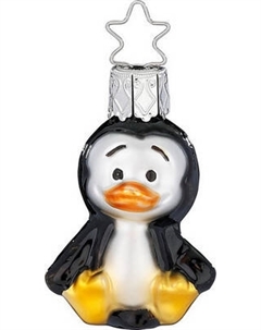 Елочная игрушка Inge's Christmas Miniatures. Пингвиненок Питер / 10029S022 Inge's christmas