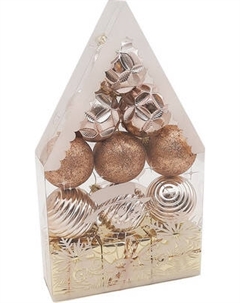 Набор елочных игрушек MONAMI Новогодний Микс / GOLD23-147 Monami