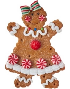 Елочная игрушка Kurt S. Adler Christmas 2023. Пряничный человечек / D3172 Kurt s. adler