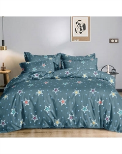 Комплект постельного белья Alleri Эко Сатин евро / СС-520