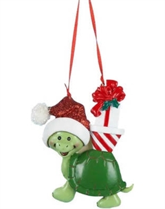 Елочная игрушка Kurt S. Adler Черепашка с подарком / A1212 Kurt s. adler