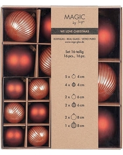 Набор шаров новогодних Inge's Christmas One-Two-Tree! / 16408P418 Inge's christmas