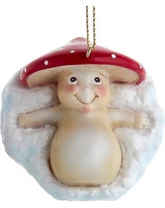 Елочная игрушка Kurt S. Adler Грибочек на снегу / MLM0011_2 Kurt s. adler