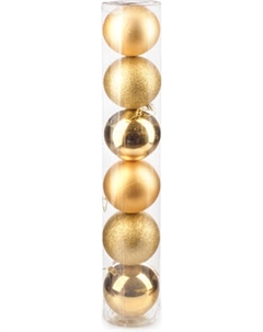 Набор шаров новогодних Ausini HE20248-68-3