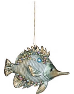 Елочная игрушка Goodwill Xmas 2024 Тропическая рыба / MO 96347