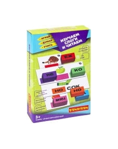 Настольная игра Bondibon Изучаем слоги и читаем Играй.Думай.Учись / ВВ5618