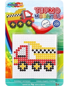 Развивающая игра MultiArt Термомозаика Самосвал / IB400-SAM Multiart