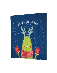 Шторка-занавеска для ванны JoyArty Рождественское настроение / sc_290635 Joyarty