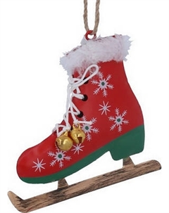 Елочная игрушка Gisela Graham Ski Lodge. Конькобежный ботинок / 15900 Gisela graham