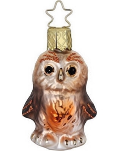 Елочная игрушка Inge's Christmas Sunny Autumn Day. Маленький совенок / 10139S022 Inge's christmas