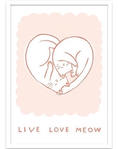 Постер Citydecor Live, Love, Meow 1