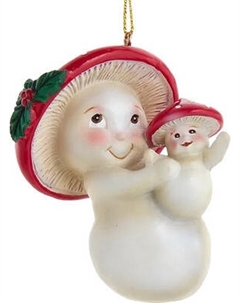 Елочная игрушка Kurt S. Adler Грибок-мама и малыш / MLM0008 Kurt s. adler