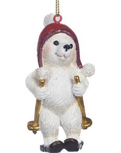 Елочная игрушка Goodwill Xmas 2024 Медведь на лыжах / MC 38207_2