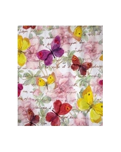 Шторка-занавеска для ванны JoyArty Письмо в бабочках / sc_11030 Joyarty