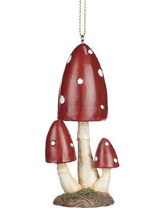 Елочная игрушка Goodwill Xmas 2024 Мухоморы / MC 35046