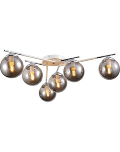 Потолочный светильник Mirastyle MD-8132/6 WH+CR