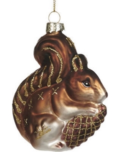 Елочная игрушка Goodwill Xmas 2024 Белка с шишкой / P 31759