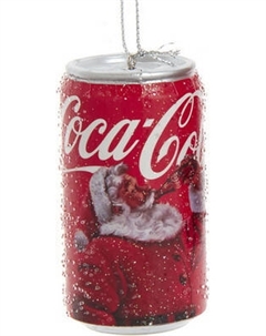 Елочная игрушка Kurt S. Adler Christmas 2024. Баночка Coca-Cola Classic / CC1222_1 Kurt s. adler