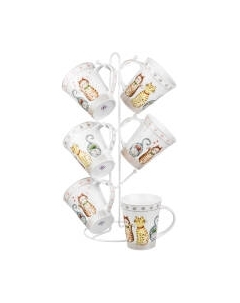 Набор кружек Elan Gallery Без кота жизнь не та / 880207 Elan gallery