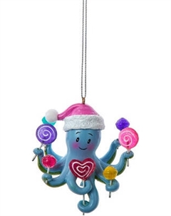 Елочная игрушка Kurt S. Adler Christmas 2024. Осьминог / D4494 Kurt s. adler