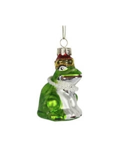 Елочная игрушка Gisela Graham Limited Fairy Tales Лягушка-царевна / 02610 Gisela graham