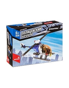 Конструктор Bondibon Полицейский патруль. Вертолет / ВВ3638