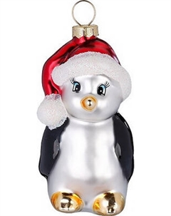 Елочная игрушка Inge's Christmas Figural Glass Ornaments. Пингвин / 64838H120 Inge's christmas