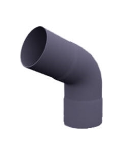 Колено трубы водосточной Ruplast 60 градусов RAL 7024