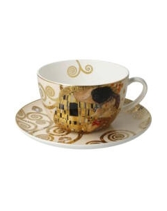 Чашка с блюдцем Goebel Artis Orbis Gustav Klimt Поцелуй / 67-062-99-1