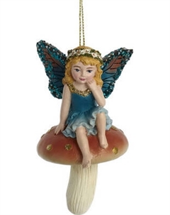 Елочная игрушка Kurt S. Adler Фея на грибочке / E0916 Kurt s. adler