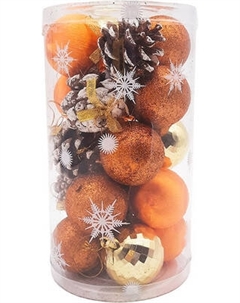 Набор елочных игрушек MONAMI Новогодний Микс / GOLD23-6104 Monami