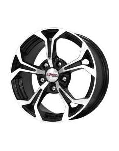 Литой диск iFree Эрнесто 15x6.5" 5x114.3мм DIA 60.1мм ET 43мм Блэк джек Ifree