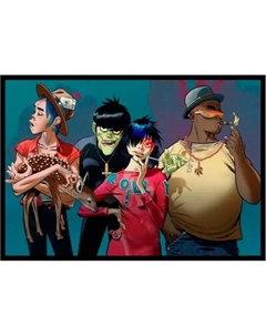 Постер Citydecor Gorillaz 2