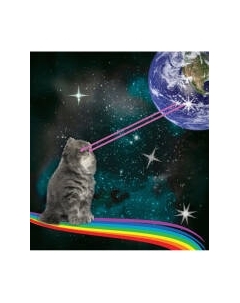 Шторка-занавеска для ванны JoyArty Кот пришелец / sc_7359 Joyarty