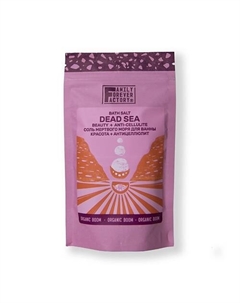Соль Мертвого моря для ванны "КРАСОТА + АНТИЦЕЛЛЮЛИТ" Organic Boom 300 Family forever factory