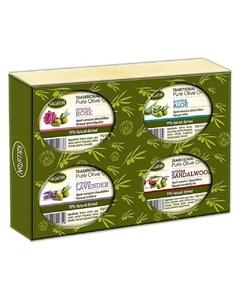 Мыло Traditional Натуральное оливковое Греческое с фирменными ароматами 400 Kalliston