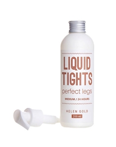 Крем для тела с тонирющим эффектом Liquid Tights Medium 200 Helen gold